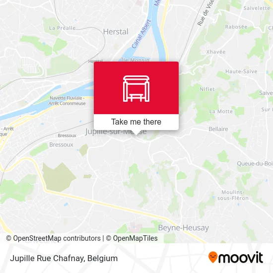 Jupille Chafnay Street map