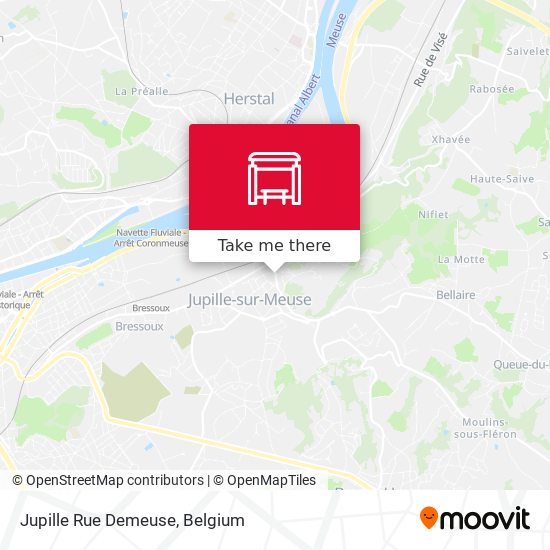 Jupille Rue Demeuse plan