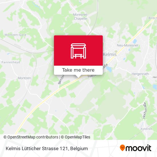 Kelmis Lütticher Strasse 121 map