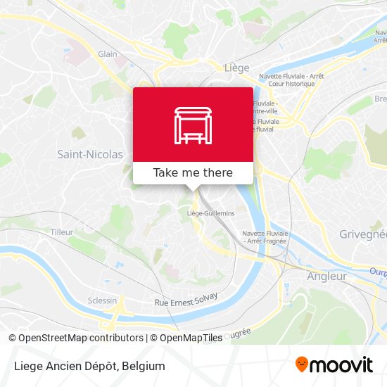 Liege Ancien Dépôt map