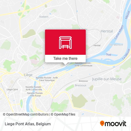 Liege Pont Atlas plan