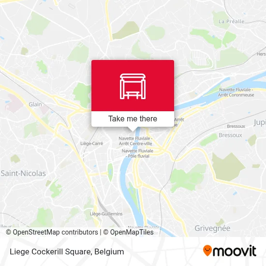 Liege Cockerill Square map