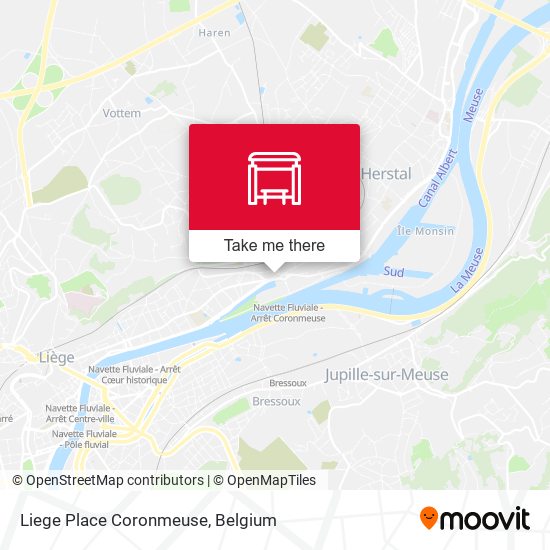 Liege Place Coronmeuse map