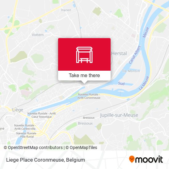 Liege Place Coronmeuse map