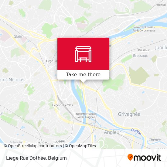 Liege Rue Dothée plan