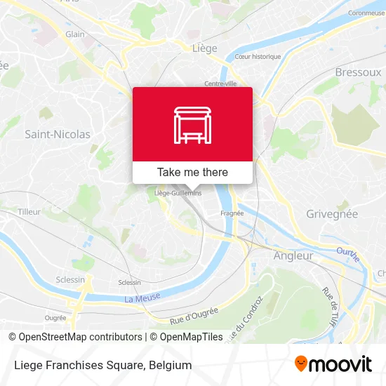 Liege Franchises Square map