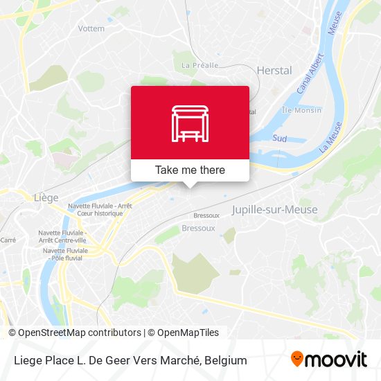 Liege Place L. De Geer Vers Marché map