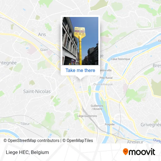 Liege HEC map