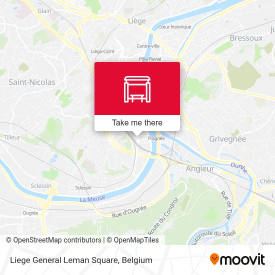 Liege General Leman Square map