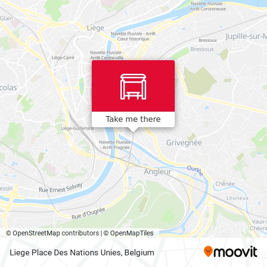 Liege Place Des Nations Unies plan