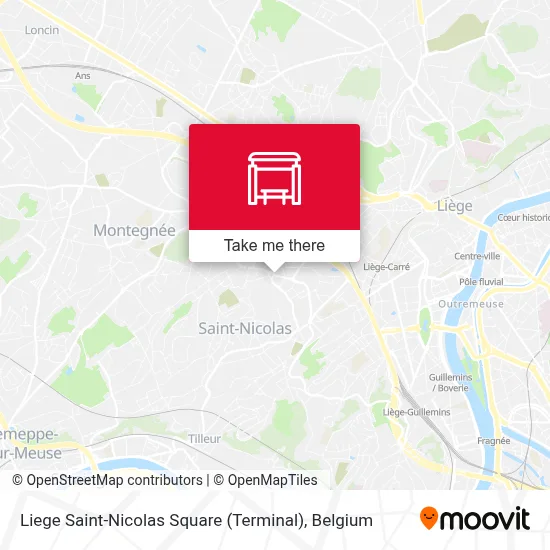 Liege Saint-Nicolas Square (Terminal) map