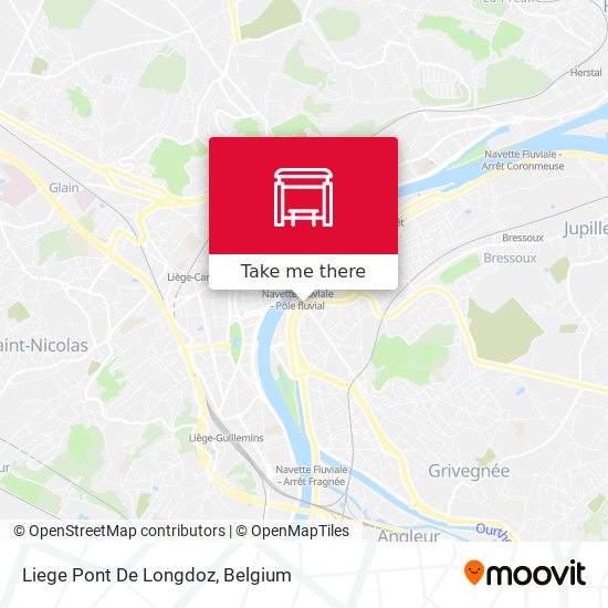 Liege Pont De Longdoz map