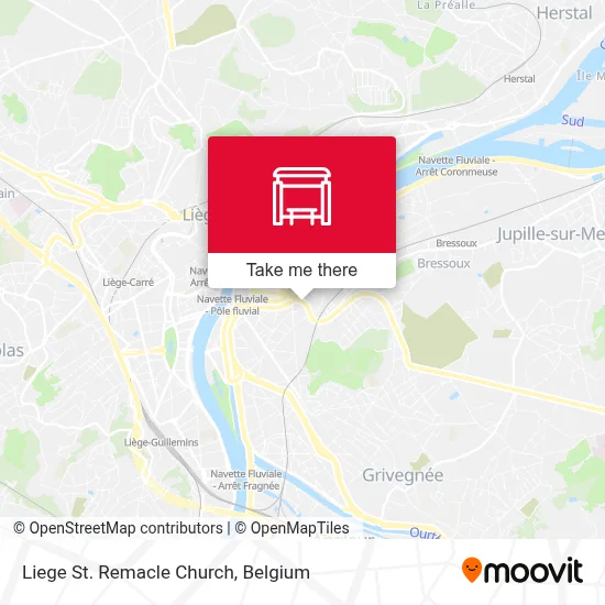 Liege St. Remacle Church map