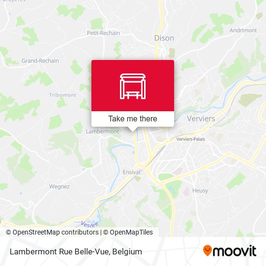 Lambermont Rue Belle-Vue plan