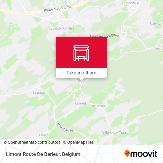 Limont Route De Berleur map