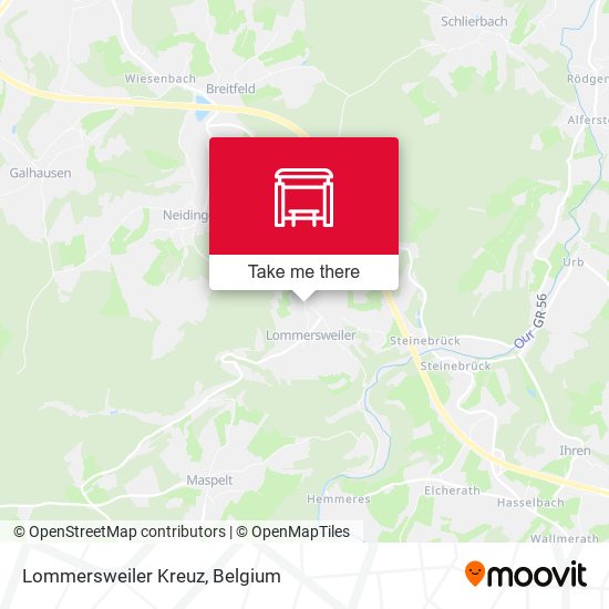 Lommersweiler Kreuz map