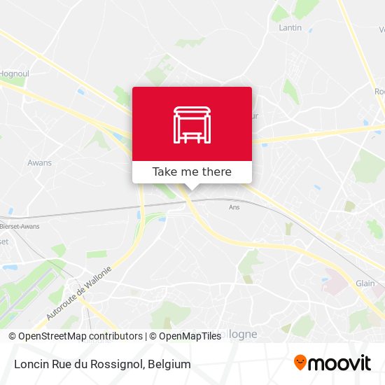 Loncin Rue du Rossignol plan