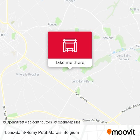 Lens-Saint-Remy Petit Marais plan