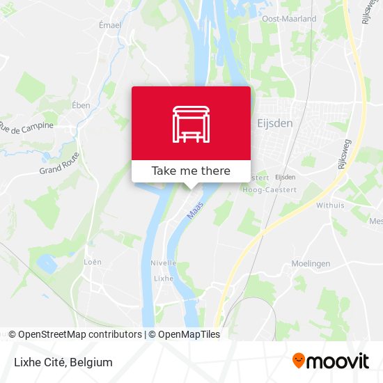 Lixhe Cité map
