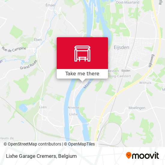 Lixhe Garage Cremers map