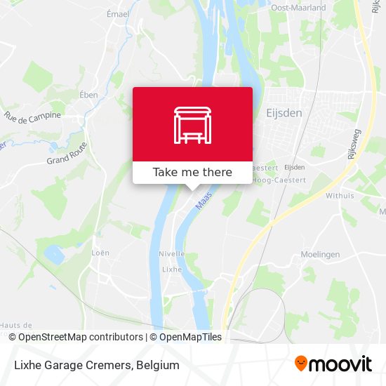Lixhe Garage Cremers map