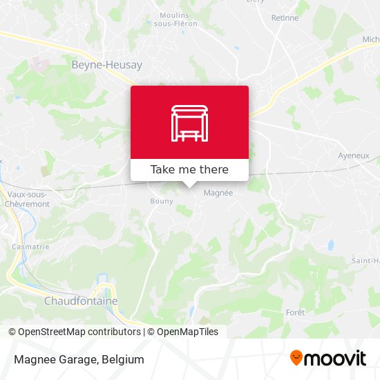 Magnee Garage map