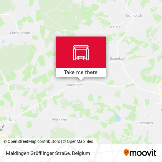 Maldingen Grüfflinger Straße plan