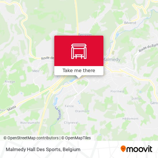 Malmedy Hall Des Sports plan