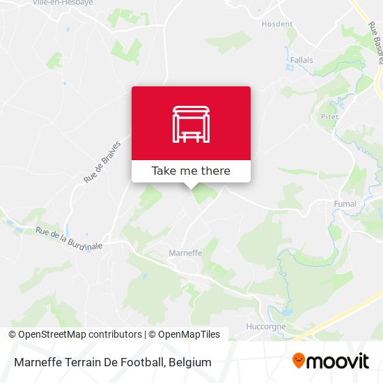 Marneffe Terrain De Football map