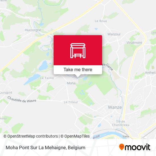 Moha Pont Sur La Mehaigne map