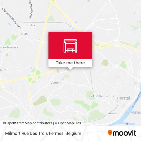 Milmort Rue Des Trois Fermes map