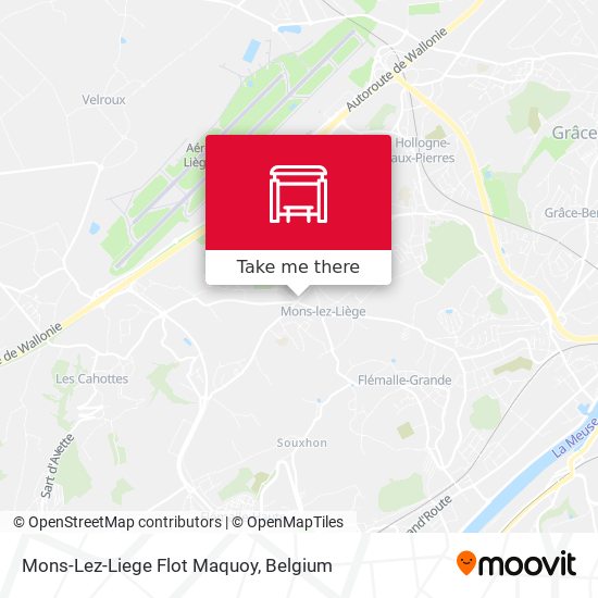 Mons-Lez-Liege Flot Maquoy map