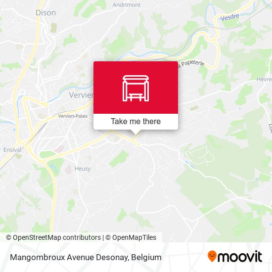 Mangombroux Avenue Desonay plan