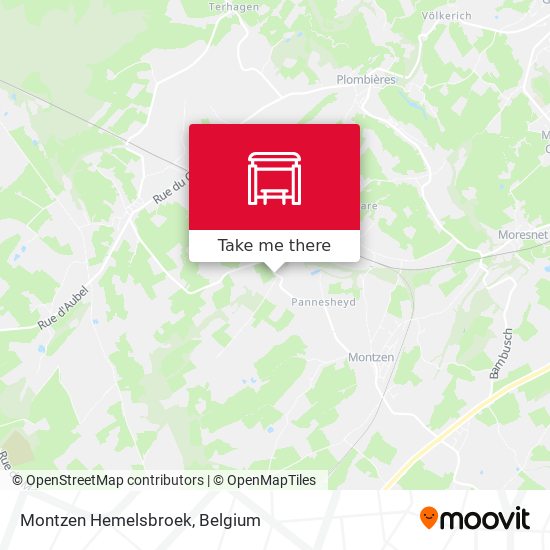 Montzen Hemelsbroek map