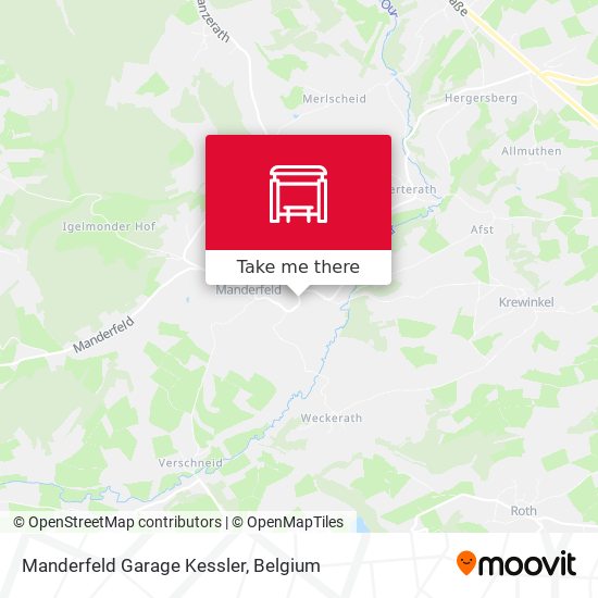 Manderfeld Garage Kessler map