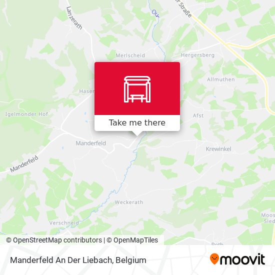 Manderfeld An Der Liebach map