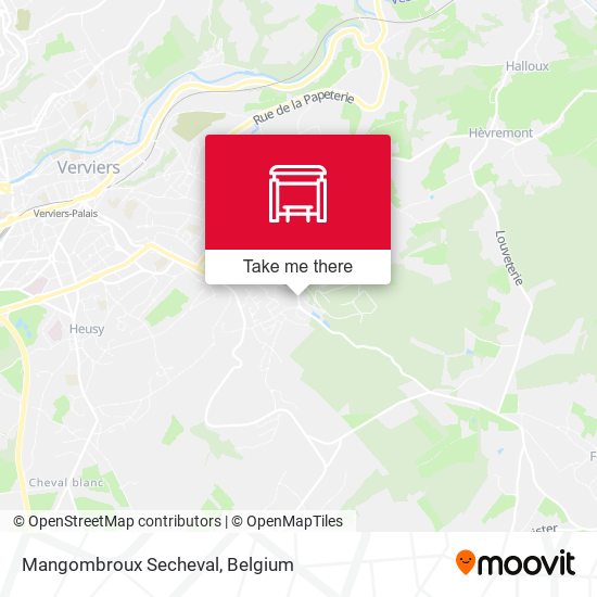 Mangombroux Secheval map