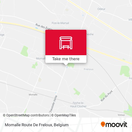 Momalle Route De Freloux map