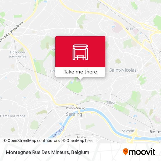 Montegnee Rue Des Mineurs map