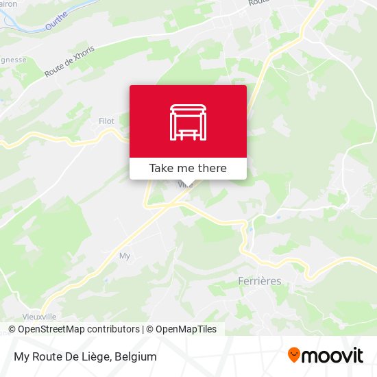 My Route De Liège map