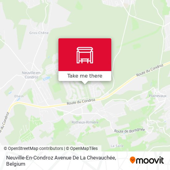 Neuville-En-Condroz Avenue De La Chevauchée plan