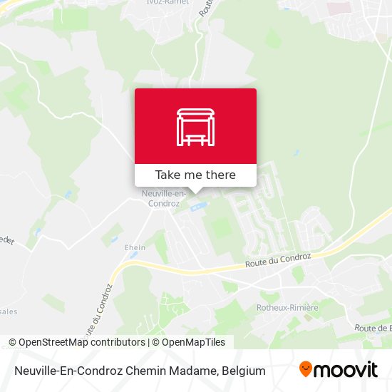 Neuville-En-Condroz Chemin Madame map