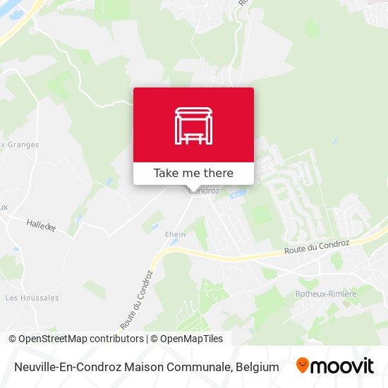 Neuville-En-Condroz Maison Communale map