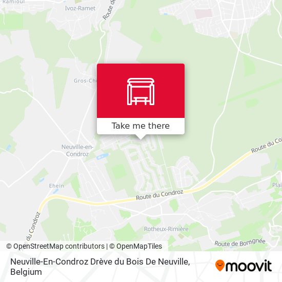 Neuville-En-Condroz Drève du Bois De Neuville plan
