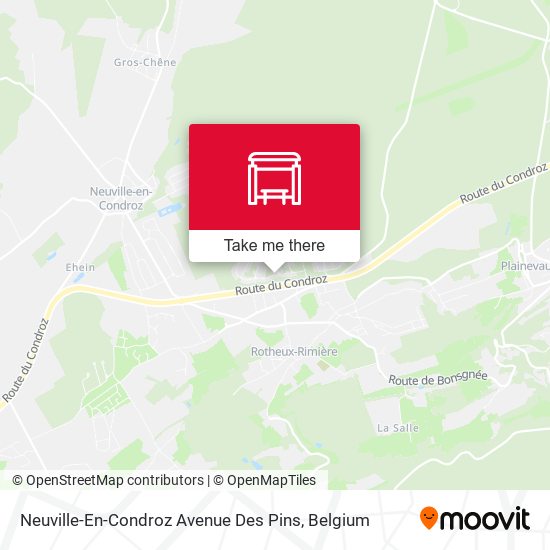 Neuville-En-Condroz Avenue Des Pins map