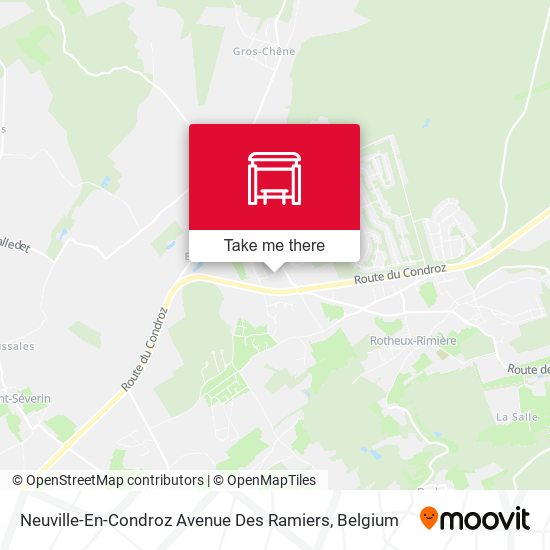 Neuville-En-Condroz Avenue Des Ramiers map