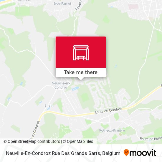 Neuville-En-Condroz Rue Des Grands Sarts plan