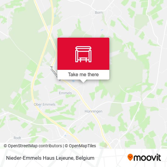 Nieder-Emmels Haus Lejeune map