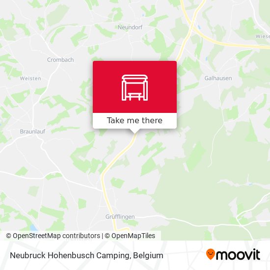 Neubruck Hohenbusch Camping map