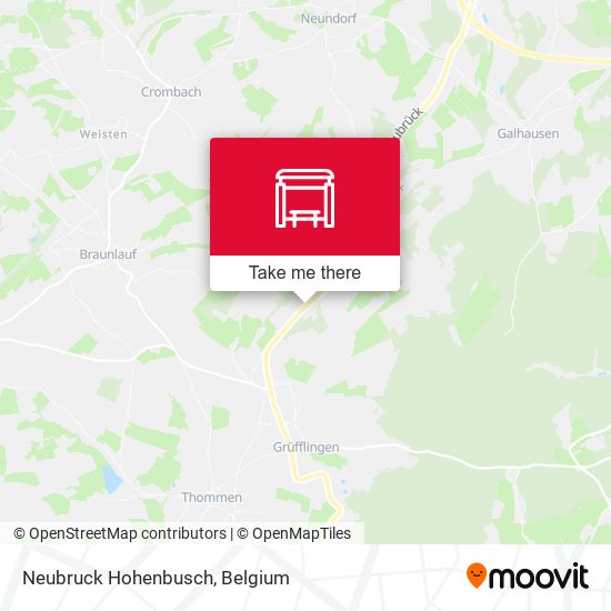 Neubruck Hohenbusch map
